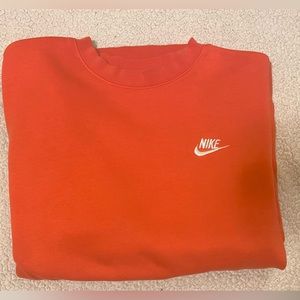 NIKE coral colored crewneck